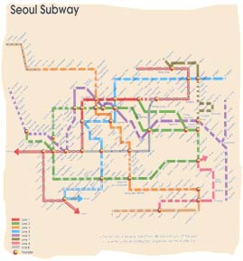 Mapa de metro de Sel.